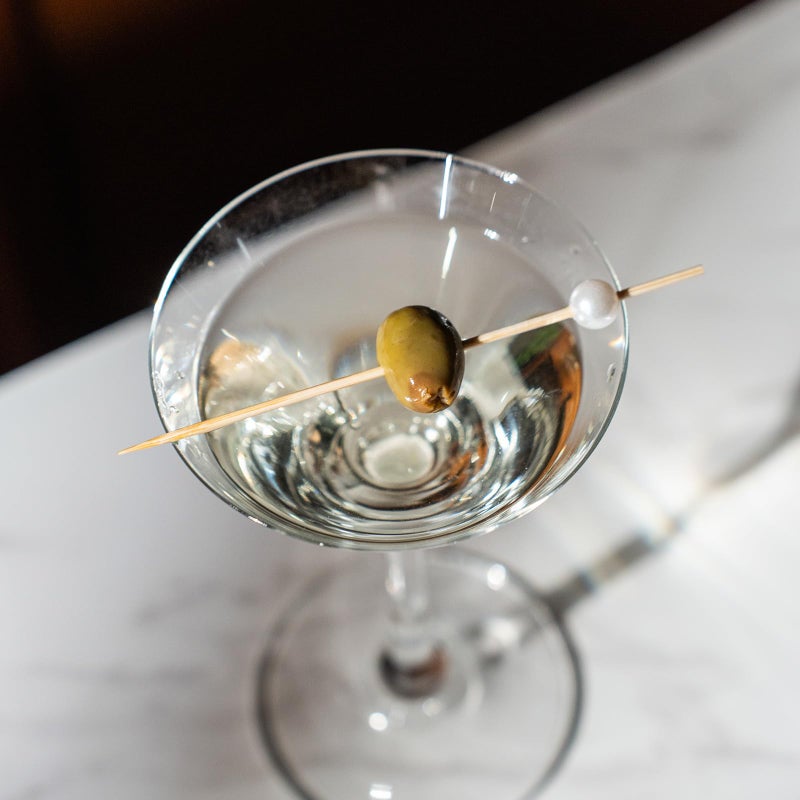 PuTwo Cocktail Toothpicks 300 Counts Cocktail Picks Handmade Natural Bamboo Cocktail Sticks Eco-Friendly Appetizer Skewers for Cocktail Appetizers Fruits Dessert - White Pearls - Image 4